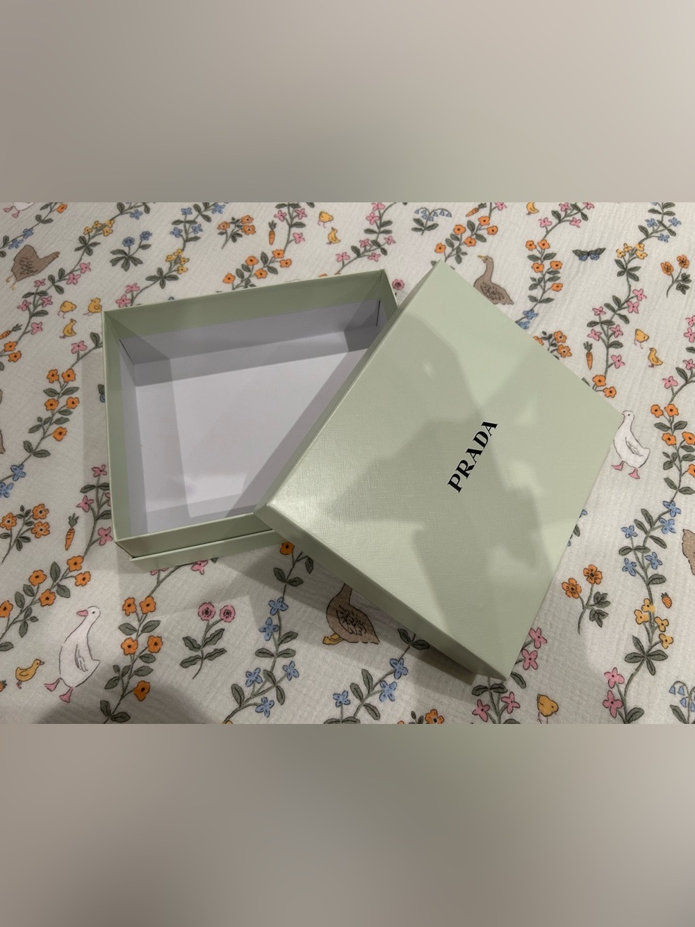 Prada Light Green Gift Box Empty Packaging